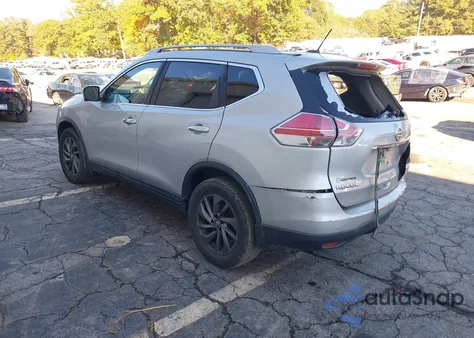 2016 Nissan Rogue Sl из США, поврежденный, VIN 5N1AT2MV3GC812118